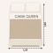 Kit Queen Cobre Leito + Jogo de Cama Percal 300 Fios Primavera 07 Peças - Jasmin Azul