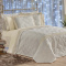 Kit Royalle Queen 07 Peças Matelado c/ Guipir - Bege