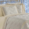 Kit Royalle Queen 07 Peças Matelado c/ Guipir - Bege