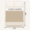 Lençol C/ Elástico + 02 Fronhas Percal 300 Fios Bordado Inglês Lauren 03 Peças Queen - Fendi