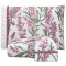 Lençol C/ Elástico + 02 Fronhas Percal 300 Fios Confort Print Queen 03 Peças - Floral Lavanda