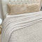 Manta 220 Gramas Queen 2,20m x 2,40m Jacquard C/ Sherpa em Alto Relevo Velvet - Bege