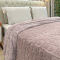 Manta 220 Gramas Queen 2,20m x 2,40m Jacquard C/ Sherpa em Alto Relevo Velvet - Coração Rosê