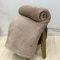 Manta 2,35m x 2,15m Plush Fleece King Toque Macio - Chocolate