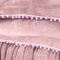 Manta Fleece Queen 3 PÇ Plush Aveludado C/ Pompom Extra Macia - Rosa