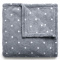 Manta Queen 220 Gramas 2,20m x 2,40m Flannel Soft Poá - Cinza