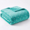 Manta Queen 220 Gramas 2,20m x 2,40m Flannel Soft Poá - Tiffany