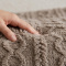 Manta Queen 240 Gramas 2,20m x 2,40m Jacquard C/ Sherpa em Alto Relevo Velvet - Taupe