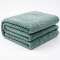 Manta Queen 240 Gramas 2,20m x 2,40m Jacquard em Alto Relevo Velvet Geométrica - Menta