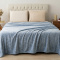Manta Queen 260 Gramas Soft 2,20m x 2,40m Texturizada Fancy Star - Azul