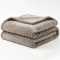 Manta Queen 260 Gramas Soft 2,20m x 2,40m Texturizada Fancy Star - Bege