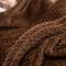 Manta Queen 260 Gramas Soft 2,20m x 2,40m Texturizada Fancy Star - Castanho