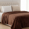 Manta Queen 260 Gramas Soft 2,20m x 2,40m Texturizada Fancy Star - Castanho