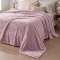 Manta Queen 350 Gramas 2,20m x 2,40m Textura em Ondas Toque de Nuvem - Rosa Secret