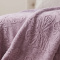 Manta Queen King 240 Gramas 2,20 x 2,40m Jacquard C/ Sherpa Velvet Borboletas - Lavanda