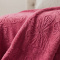 Manta Queen King 240 Gramas 2,20 x 2,40m Jacquard C/ Sherpa Velvet Borboletas - Pink