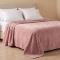 Manta Queen King 240 Gramas 2,20 x 2,40m Jacquard C/ Sherpa Velvet Borboletas - Rosê