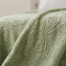 Manta Queen King 240 Gramas 2,20 x 2,40m Jacquard C/ Sherpa Velvet Borboletas - Verde