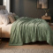 Manta Queen Listrada 180 Gramas Flannel Ultra Soft Paris - Menta