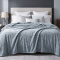 Manta Queen Listrada 180 Gramas Flannel Ultra Soft Paris - Prata