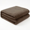 Manta Solteirão Casal 200 Gramas 2,20m x 1,80m Veludo Super Soft - Chocolate