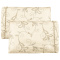 Par de Fronhas Percal 300 Fios Confort Print Estampada - Creme
