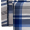Par de Fronhas Percal 300 Fios Confort Print Estampada - Xadrez Jeans