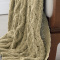 Peseira Chenille em Tricot - Bege