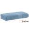 Toalha Banhão 480 g/m² 100% Algodão Fio Penteado Canelado 1 Peça - Azul Claro