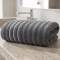 Toalha de Banho 100% Algodão 450 g/m² 0,70cm x 1,40cm Canele Wave 1 Peça - Chumbo