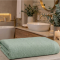 Toalha de Banho Buddemeyer 440 g/m² 100% Algodão Dual Air 1 Peça - Verde Sage