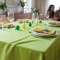 Toalha de Mesa Coleção Cores Para Cozinha P/ 8 Cadeiras - Verde