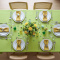 Toalha de Mesa Coleção Cores Para Cozinha P/ 8 Cadeiras - Verde
