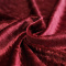 Toalha de Mesa em Jacquard Liso Acetinado Toque Macio Diamante P/ 6 Cadeiras - Vermelho