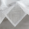 Toalha de Mesa Em Renda Cord 8 Cadeiras - Branco