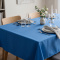 Toalha de Mesa Granite em Jacquard P/ 4 Cadeiras - Azul