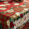Toalha de Mesa Granite em Oxford Coleção Natal P/ 4 Cadeiras - Guirlanda