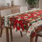 Toalha de Mesa Granite em Oxford Coleção Natal P/ 4 Cadeiras - Guirlanda