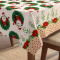 Toalha de Mesa Granite em Oxford Coleção Natal P/ 4 Cadeiras - Papai Noel