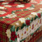 Toalha de Mesa Granite em Oxford Coleção Natal P/ 8 Cadeiras - Guirlanda