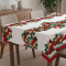 Toalha de Mesa Granite em Oxford Coleção Natal P/ 8 Cadeiras - Vela