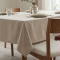 Toalha de Mesa Granite Texturada em Oxford P/ 4 Cadeiras - Bege