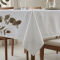 Toalha de Mesa Granite Texturada em Oxford P/ 4 Cadeiras - Branco