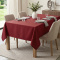 Toalha de Mesa Granite Texturada em Oxford P/ 4 Cadeiras - Vermelho