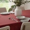 Toalha de Mesa Granite Texturada em Oxford P/ 4 Cadeiras - Vermelho