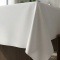 Toalha de Mesa Granite Texturada em Oxford P/ 6 Cadeiras - Branco