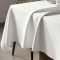 Toalha de Mesa Granite Texturada em Oxford P/ 6 Cadeiras - Branco