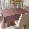 Toalha de Mesa Granite Texturada em Oxford P/ 6 Cadeiras - Malva