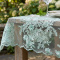 Toalha de Mesa Renda Cord 6 Cadeiras - Menta