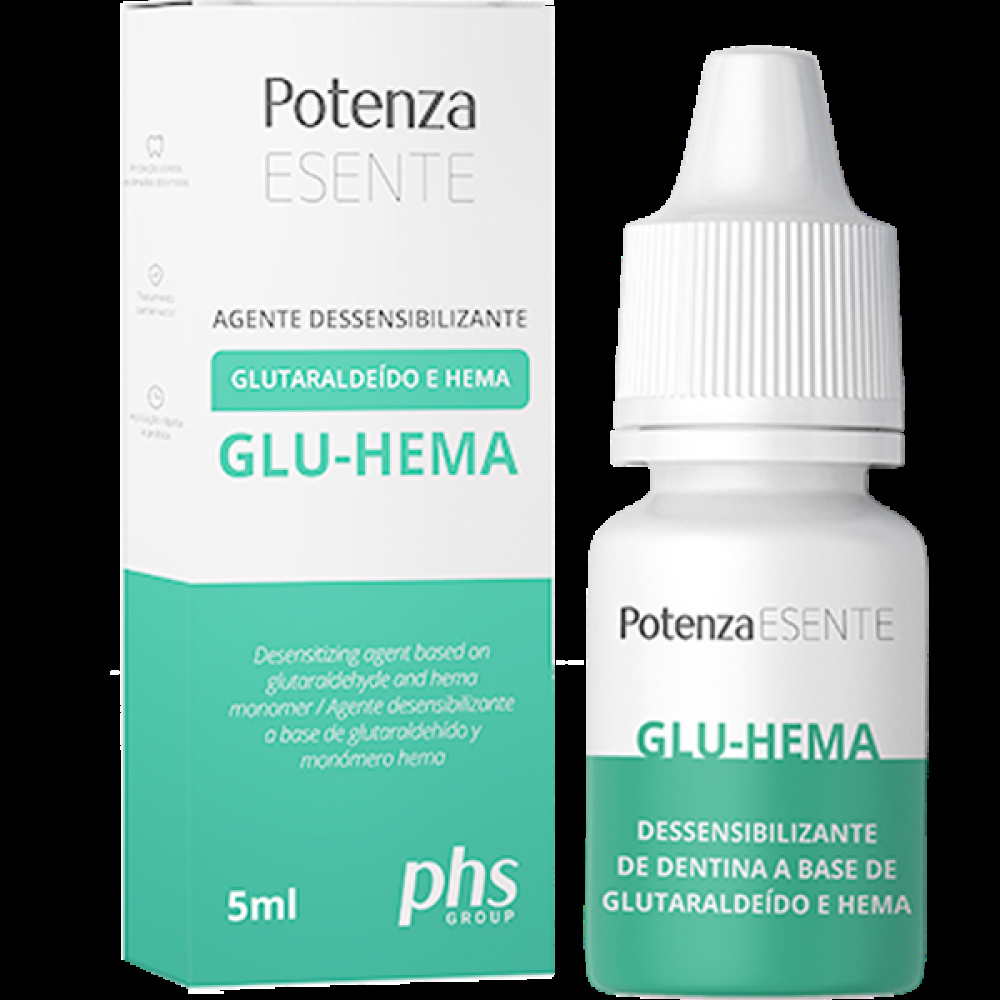 Dessensibilizante Potenza Esente Glu-Hema PHS, 5ml - Dental Legal